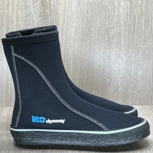 H2Odyssey Scuba Diving Boots Unisex Supra M5 W6 5mm Zippered Neoprene Black
